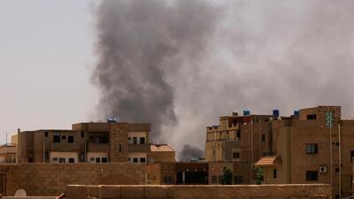 FILE PHOTO: Smoke is seen rising from buildings during clashes between the paramilitary Rapid Support Forces and the army in Khartoum North, Sudan. April 2 (REUTERS) FILE PHOTO: Smoke is seen rising from buildings during clashes between the paramilitary Rapid Support Forces and the army in Khartoum North, Sudan. April 2 (REUTERS)