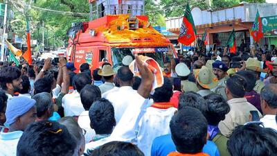 In Karnataka elections the ruling Bharatiya Janata Party has fielded more than one person from seven families, Congress from four and Janata Dal (Secular) from two. (ANI) In Karnataka elections the ruling Bharatiya Janata Party has fielded more than one person from seven families, Congress from four and Janata Dal (Secular) from two. (ANI)