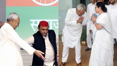 Nitish Kumar met with Akhilesh Yadav and Mamata Banerjee (ANI) Nitish Kumar met with Akhilesh Yadav and Mamata Banerjee (ANI)