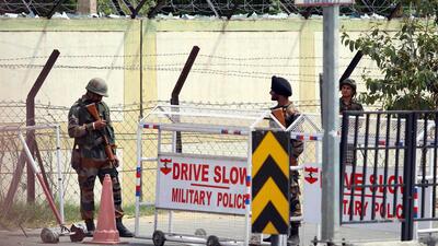 On April 12, four jawans of the 80 Medium Regiment were shot dead in their sleep. Mohan, who was the sole eyewitness to the firing incident, was arrested on April 15 after the police found him committing the crime. (HT File) On April 12, four jawans of the 80 Medium Regiment were shot dead in their sleep. Mohan, who was the sole eyewitness to the firing incident, was arrested on April 15 after the police found him committing the crime. (HT File)