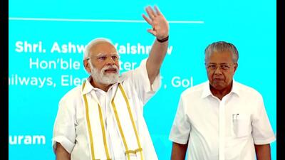 Prime Minister Narendra Modi in Thiruvananthapuram. (ANI) Prime Minister Narendra Modi in Thiruvananthapuram. (ANI)