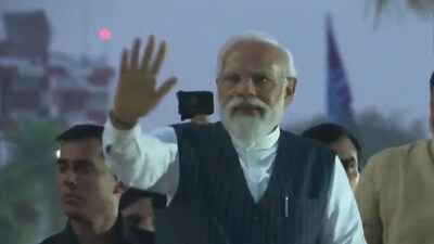 PM Modi launched and laid foundation stone of development projects worth more than ₹4,800 crore in the union territory. (Twitter/ ANI) PM Modi launched and laid foundation stone of development projects worth more than ₹4,800 crore in the union territory. (Twitter/ ANI)