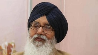 Shiromani Akali Dal (SAD) patriarch and five-time former chief minister Parkash Singh Badal (HT file photo) Shiromani Akali Dal (SAD) patriarch and five-time former chief minister Parkash Singh Badal (HT file photo)