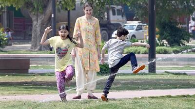 The maximum temperature will hover below the 40-degree mark till May 1. (Sanjeev Verma/HT Photo)