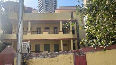 The plot at 210, Walkeshwar in Malabar Hill acquired by Birla Estates for a luxury project. (Bhushan Koyande/HT PHOTO)
