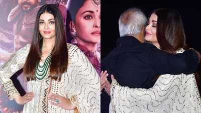 Aishwarya Rai at Ponniyin Selvan 2 promotions. (Photos: Varinder Chawla) (Varinder Chawla) Aishwarya Rai at Ponniyin Selvan 2 promotions. (Photos: Varinder Chawla) (Varinder Chawla)