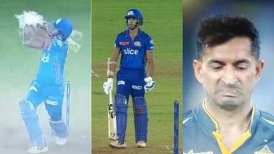Arjun Tendulkar's nonchalant six leaves Mohit Sharma shocked