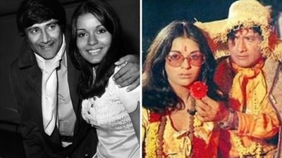 Zeenat Aman starred alonside Dev Anand in Hare Rama Hare Krishna. Zeenat Aman starred alonside Dev Anand in Hare Rama Hare Krishna.