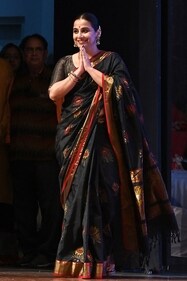 Vidya Balan attends the Lata Deenanath Mangeshkar Puraskar award. (AFP) (AFP) Vidya Balan attends the Lata Deenanath Mangeshkar Puraskar award. (AFP) (AFP)
