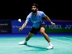 India's Srikanth Kidambi in action