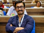 Aamir Khan during the inauguration of a national conclave on Mann Ki Baat @100 in New Delhi. (PTI) Aamir Khan during the inauguration of a national conclave on Mann Ki Baat @100 in New Delhi. (PTI)