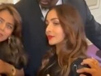 Malaika Arora was mobbed by fans at a recent event.