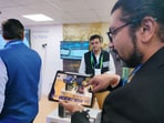 Product is demonstrated using Metaverse technology.