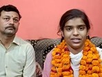 UP board class 10 topper Priyanshi Soni. 