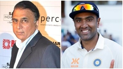 Sunil Gavaskar and R Ashwin Sunil Gavaskar and R Ashwin