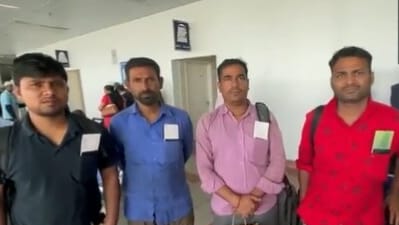 A citizen said that it was happening right outside their homes and they were struggling even for food. Another citizen said that they hadn't had any food for the past 2-3 days. (ANI/Twitter)