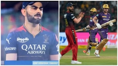 With Kohli introducing Shahbaz Ahmed in the sixth over, Roy opted to up the ante by taking the RCB spinner to the cleaners (IPL-AP) With Kohli introducing Shahbaz Ahmed in the sixth over, Roy opted to up the ante by taking the RCB spinner to the cleaners (IPL-AP)
