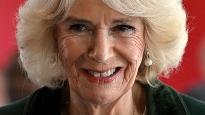 King Charles' Coronation: Britain's Camilla, Queen Consort during her visit to Coram Beanstalk in London. (AFP) King Charles' Coronation: Britain's Camilla, Queen Consort during her visit to Coram Beanstalk in London. (AFP)