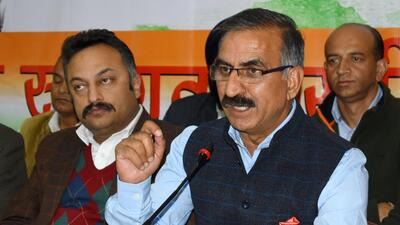 Himachal Pradesh chief minister Sukhvinder Singh Sukhu. (HT File Photo)