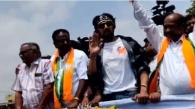 Kichcha Sudeep campaigned for the BJP ahead of the Karnataka elections.
