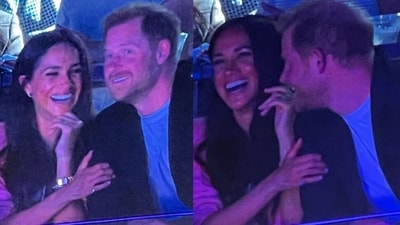 Meghan Markle refused to kiss Prince Harry on camera during a match. Meghan Markle refused to kiss Prince Harry on camera during a match.