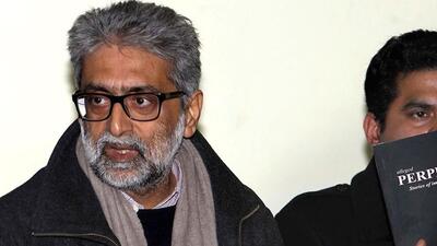 Navlakha then filed an appeal against the rejection again on April 18. The appeal was first mentioned before the division bench of Justice Revati-Mohite Dere on April 20, but after she recused from hearing it, the appeal was listed before the bench of Justice Girish Kulkarni and Justice Rajesh Laddha which was to hear the appeal on Wednesday but due to paucity of time the hearing was not held. (HT PHOTO) Navlakha then filed an appeal against the rejection again on April 18. The appeal was first mentioned before the division bench of Justice Revati-Mohite Dere on April 20, but after she recused from hearing it, the appeal was listed before the bench of Justice Girish Kulkarni and Justice Rajesh Laddha which was to hear the appeal on Wednesday but due to paucity of time the hearing was not held. (HT PHOTO)