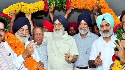 Parkash Singh Badal was towering figure in both Punjab and national politics. (PTI) Parkash Singh Badal was towering figure in both Punjab and national politics. (PTI)