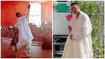 Ali Sethi shared photos of himself from Coachella 2023. Ali Sethi shared photos of himself from Coachella 2023.