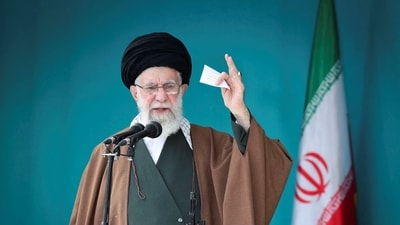 Iran's Supreme Leader Ayatollah Ali Khamenei. (via REUTERS)