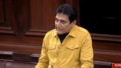 Rajya Sabha MP Ajit Kumar Bhuyan. (Video grab/SANSAD TV) Rajya Sabha MP Ajit Kumar Bhuyan. (Video grab/SANSAD TV)