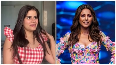 Dharna Durga posted a video on Instagram, in which she recreates Shehnaaz Gill's accent. Dharna Durga posted a video on Instagram, in which she recreates Shehnaaz Gill's accent.