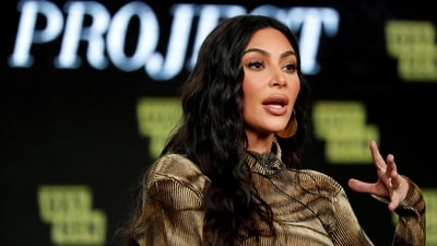 Television personality Kim Kardashian attends a panel for the documentary "Kim Kardashian West: The Justice Project". (REUTERS)