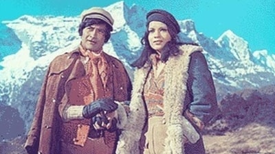 Zeenat Aman shared a throwback picture with Dev Anand. Zeenat Aman shared a throwback picture with Dev Anand.
