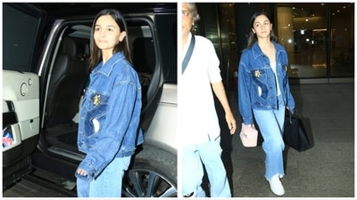 Alia Bhatt spotted at Mumbai airport Tuesday night. (Varinder Chawla) Alia Bhatt spotted at Mumbai airport Tuesday night. (Varinder Chawla)