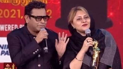 AR Rahman urged his wife Saira Banu not to speak in Hindi.