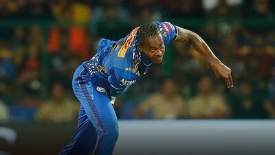 Jofra Archer in action for Mumbai Indians (IPL) Jofra Archer in action for Mumbai Indians (IPL)