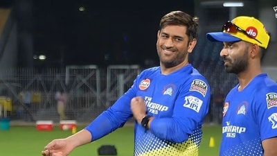 MS Dhoni and Ajinkya Rahane (CSK) MS Dhoni and Ajinkya Rahane (CSK)