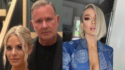 Dorit Kemsley and PK Kemsley (left), Erika Jayne (right). Dorit Kemsley and PK Kemsley (left), Erika Jayne (right).