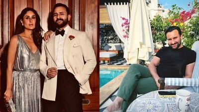 Kareena Kapoor shared a photo of Saif Ali Khan. Kareena Kapoor shared a photo of Saif Ali Khan.