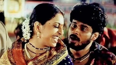 Shefali Shah and Manoj Bajpayee in a still from Sapne Mein Milti Hai. Shefali Shah and Manoj Bajpayee in a still from Sapne Mein Milti Hai.