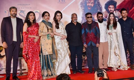 PS 2 team at press conference in Mumbai on Tuesday. (PTI) PS 2 team at press conference in Mumbai on Tuesday. (PTI)