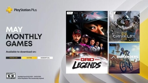 Grid Legends, Chivalry 2, and Descenders (Image Credit: Sony) Grid Legends, Chivalry 2, and Descenders (Image Credit: Sony)
