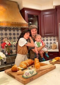 The couple with their 21-month-old son, Ender (Image credit: Instagram) The couple with their 21-month-old son, Ender (Image credit: Instagram)