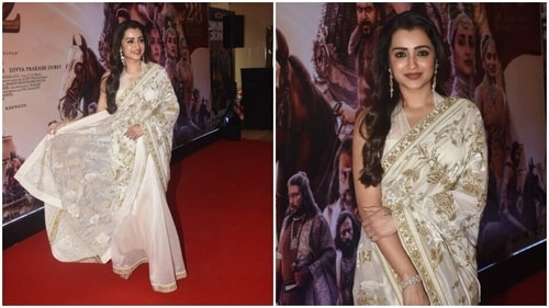 Trisha Krishnan posed for the cameras. (HT Photos/Varinder Chawla) Trisha Krishnan posed for the cameras. (HT Photos/Varinder Chawla)