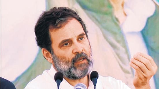 Congress leader Rahul Gandhi was disqualified as Lok Sabha MP from Kerala’s Wayanad on March 24. (ANI)