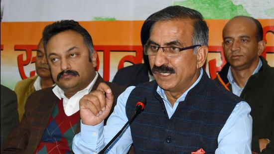 Himachal Pradesh chief minister Sukhvinder Singh Sukhu. (HT File Photo)