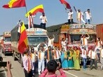 Belagavi is a border district that has been the subject of controversies with neighbouring state Maharashtra. Belagavi is a border district that has been the subject of controversies with neighbouring state Maharashtra.