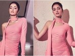 Ananya Panday nails the viral Barbiecore trend in a figure-hugging mini dress. Ananya Panday nails the viral Barbiecore trend in a figure-hugging mini dress.