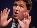 (FILES) In this file photo taken on March 28, 2019 Fox News host Tucker Carlson discusses 'Populism and the Right' during the National Review Institute's Ideas Summit at the Mandarin Oriental Hotel in Washington, DC. - Fox News star host Tucker Carlson is leaving the influential TV network, it was announced April 24, 2023, in a shock move days after the conservative outlet reached a $787.5 million settlement over a damaging defamation case. (Photo by CHIP SOMODEVILLA / GETTY IMAGES NORTH AMERICA / AFP) (FILES) In this file photo taken on March 28, 2019 Fox News host Tucker Carlson discusses 'Populism and the Right' during the National Review Institute's Ideas Summit at the Mandarin Oriental Hotel in Washington, DC. - Fox News star host Tucker Carlson is leaving the influential TV network, it was announced April 24, 2023, in a shock move days after the conservative outlet reached a $787.5 million settlement over a damaging defamation case. (Photo by CHIP SOMODEVILLA / GETTY IMAGES NORTH AMERICA / AFP)