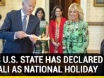 THIS U.S. STATE HAS DECLARED DIWALI AS NATIONAL HOLIDAY THIS U.S. STATE HAS DECLARED DIWALI AS NATIONAL HOLIDAY